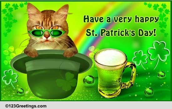 On Paddy's Day, Popped Up To Say... Free Happy St. Patrick's Day eCards ...