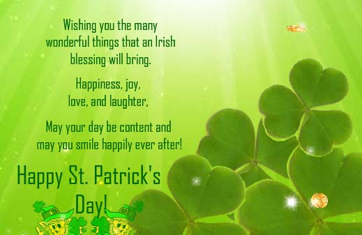 Smile Happily And Enjoy! Free Happy St. Patrick's Day eCards | 123 ...