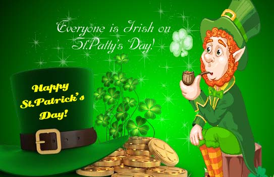 Everyone Wishes To Be Irish! Free Happy St. Patrick's Day eCards | 123 ...