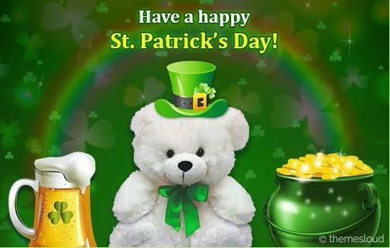 Hugs & Wishes On St. Patrick’s Day! Free Happy St. Patrick's Day eCards ...
