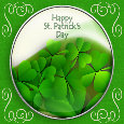 Happy St. Patrick’s Day Button.