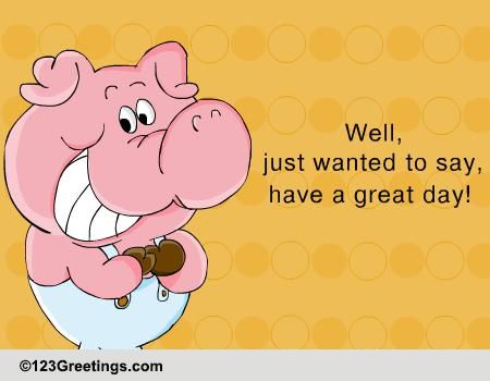 A Pig Day Wish...