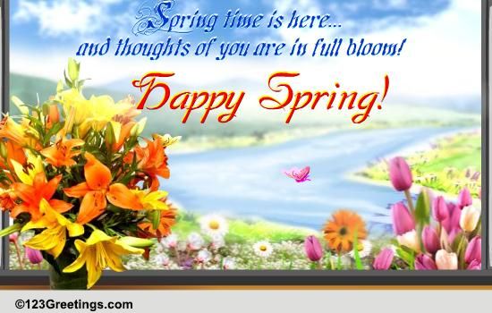 Send Spring Wishes To Someone Special!