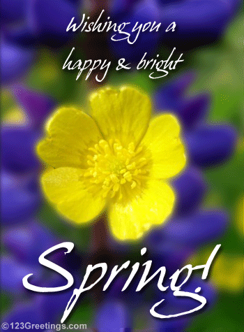 Spring Greetings... Free Magic of Spring eCards, Greeting Cards | 123 ...