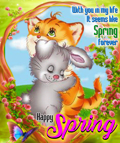 A Spring Ecard To A Special Friend.