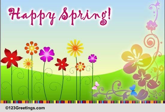 Share Special Spring Wishes.....