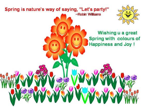 Spring Time Wishes For Loved Ones.