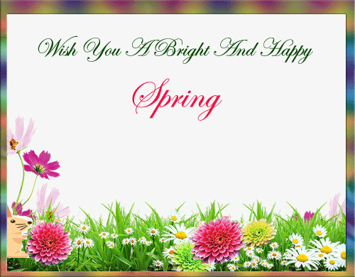 Bright And Happy Spring. Free Happy Spring eCards, Greeting Cards | 123 ...