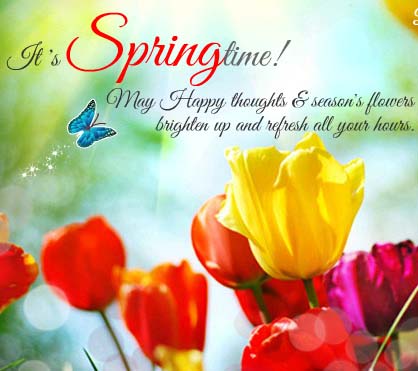 Happy Springtime! Free Happy Spring eCards, Greeting Cards | 123 Greetings