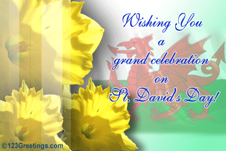 Grand Celebration On St. David's Day.