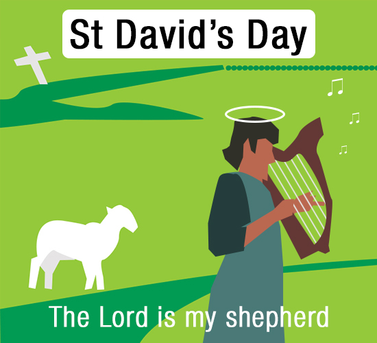 St. David’s Day Harp!