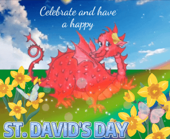 Happy St. David’s Day Card For You.