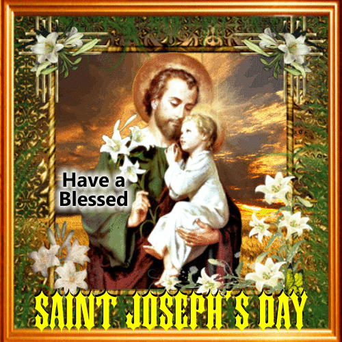 A Blessed Saint Joseph’s Day Card.