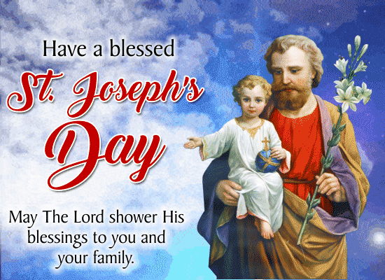 A Blessed St. Joseph’s Day.