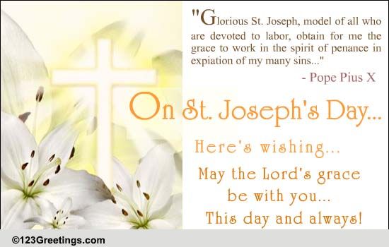 Send Love On St. Joseph's Day.