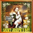 A Blessed Saint Joseph’s Day Card.