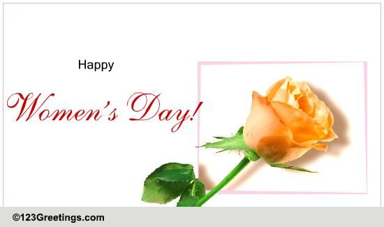 Send Warm Wishes For Women's Day!