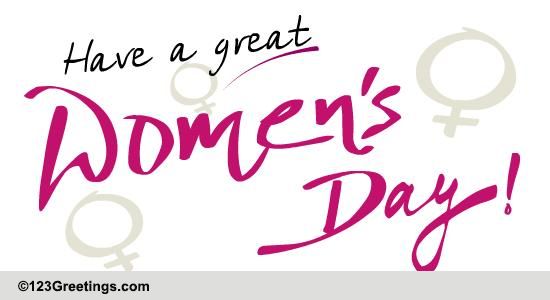 For Her On Women's Day!