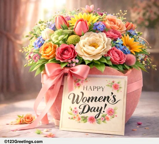Send Floral Greeting This Womens Day