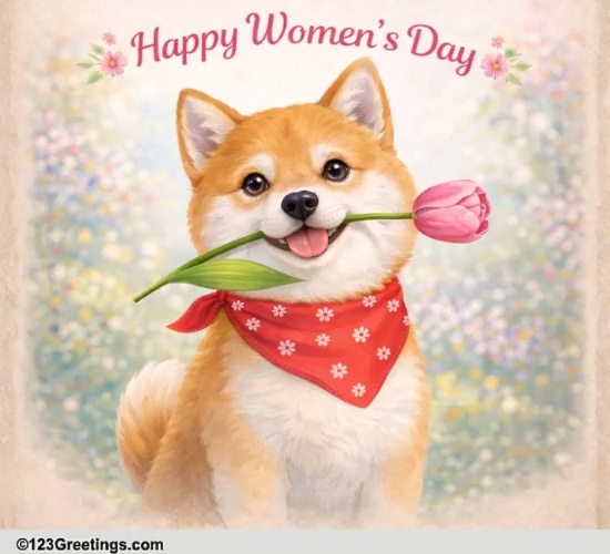 Cute Womens Day Ecard