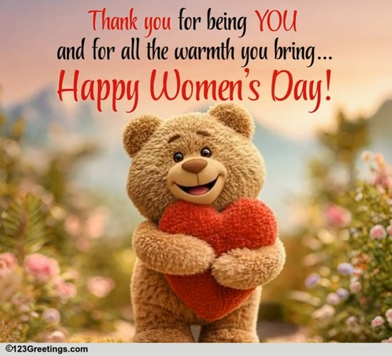 A Heartfelt Ecard On Womens Day
