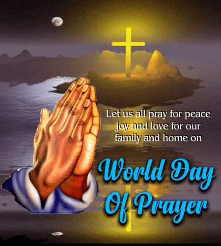 A World Day Of Prayer Card For You.