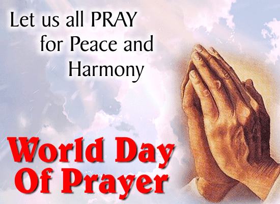 Let Us All Pray For Peace And Harmony.