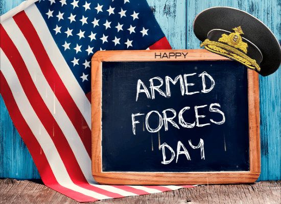 Nice Message For The Armed Forces.