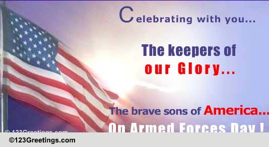 Appreciate The Armed Forces Today!