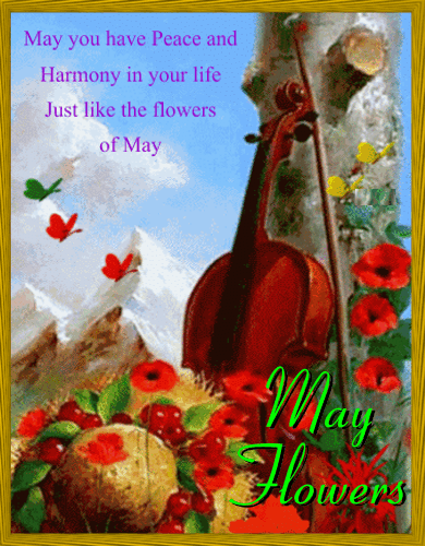 May Flowers Card For You.