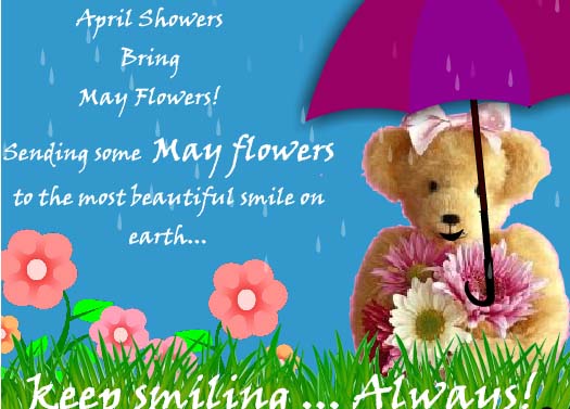 Keep Smiling Always! Free May Flowers eCards, Greeting Cards | 123 ...