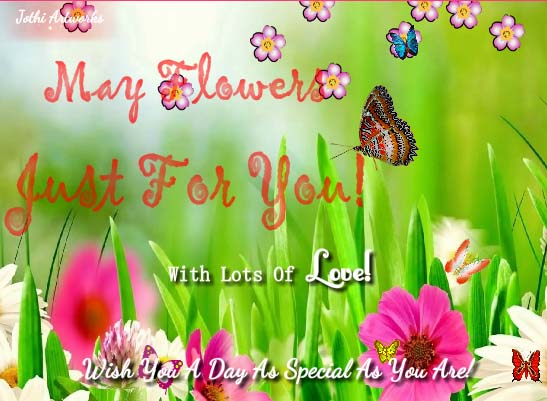 May Flowers With Lots Of Love! Free May Flowers eCards, Greeting Cards ...