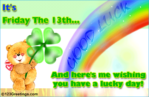 A Lucky Day! Free Friday the 13th eCards, Greeting Cards | 123 Greetings