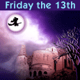 Send Friday the 13th Ecard!