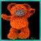A Happy Teddy Bear Dancing.