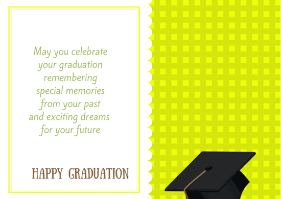 Celebrate Your Graduation.