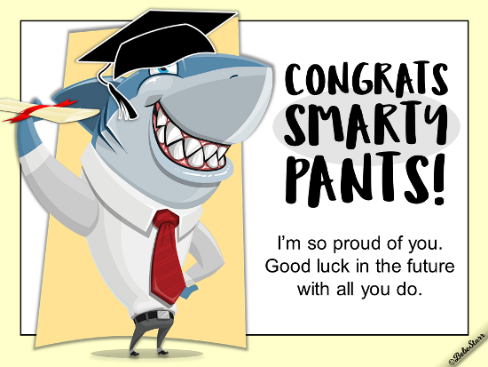 Congrats Smarty Pants!