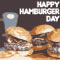 Happy Hamburger Day Card.