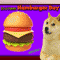 A Yummy Hamburger Day Card...