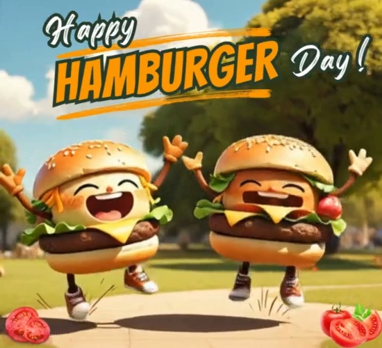Send Happy Wishes On Hamburger Day