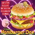 A Hamburger Day Ecard Just For You.