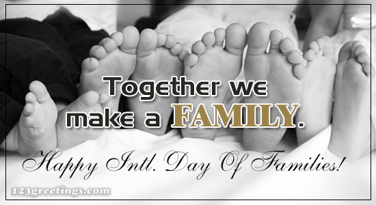 Together We Make A Family.