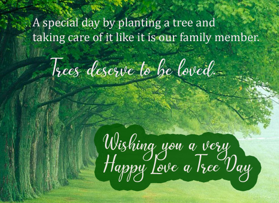 Trees Are Our Family Members.