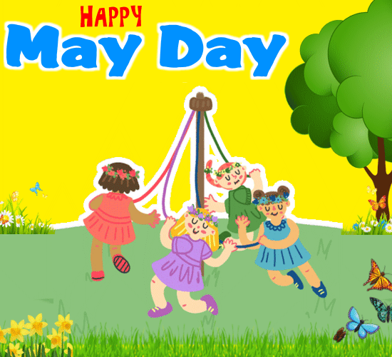 A Happy May Day Card Just For You.