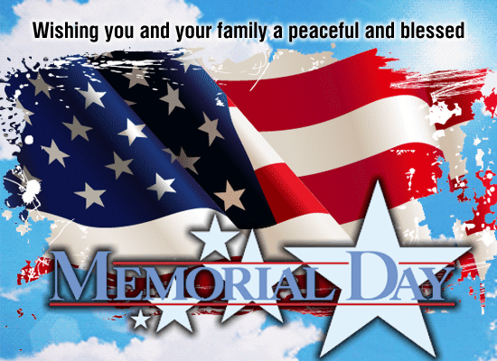 A Memorial Day Card For My Family.