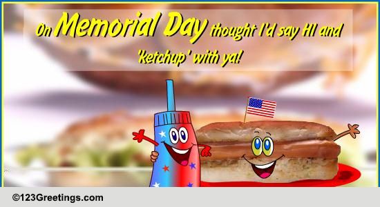 Memorial Day Wishes For A Friend!