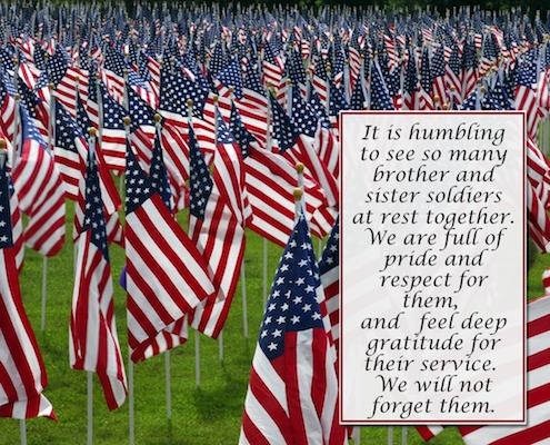 With Deepest Gratitude We Remember.
