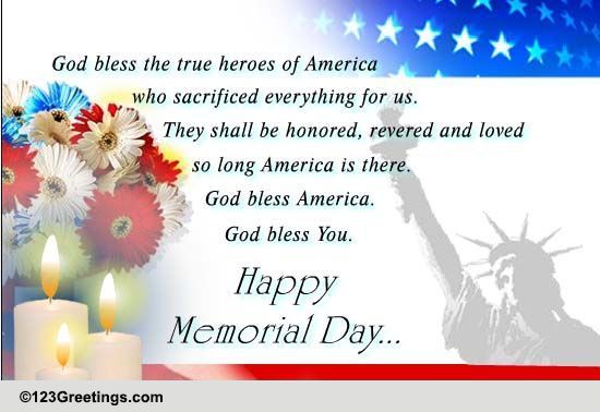 God Bless America And God Bless You. Free Patriotism eCards | 123 Greetings