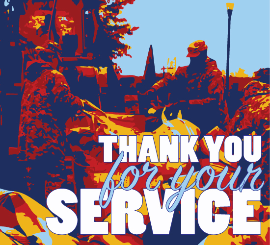Thank You For National Guard Service.