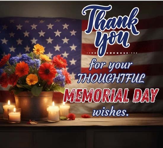 Thank You For Thoughtful Wishes.